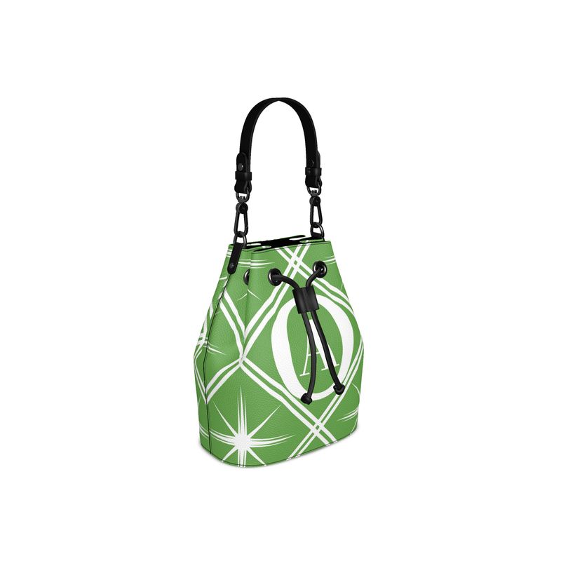 O&A Green Grab Strap Bucket Bag