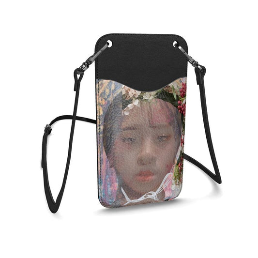 Maggie Lu Design "Face" Leather Phone Bag