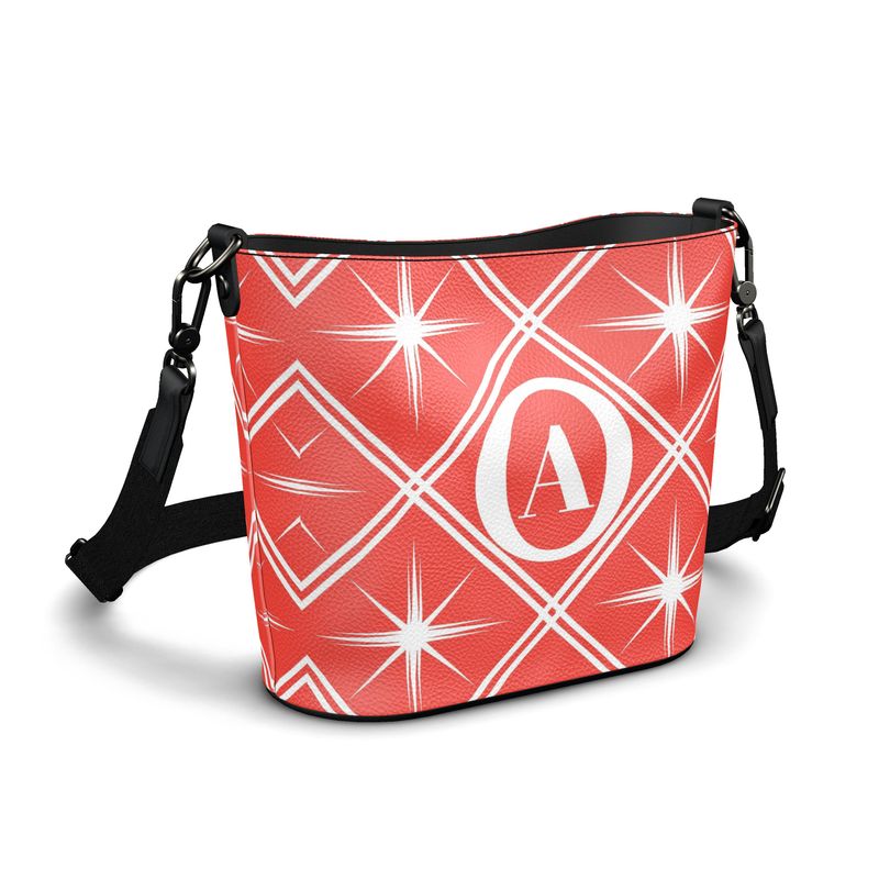 O&A Red Bucket Tote Bag